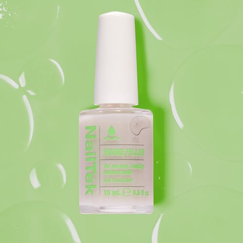 Image of Nail Tek Ridge Filler Formula 1 - Nail Strengthener Polish for Strong, Healthy Natural Nails, Clear Smoothing Repair for Weak Damaged Nails, 0.5 fl oz