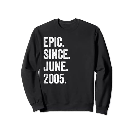 Epic Since June 2005 18 cumpleaños Sudadera
