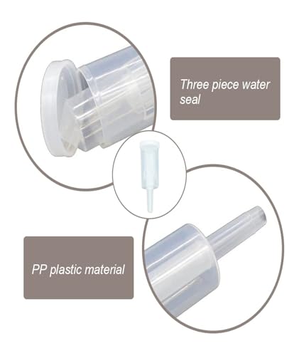 Image of 3PCS Airlock for Fermentation, Wine Making Kit for Home, Wine Making Kit with S-Shape Bubbler, Fits Standard Carboy and Mason Jar Grommets