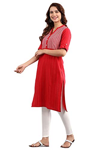 Image of Aurelia Women's Cotton Straight Kurta