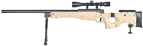Well MB08 Airsoft Sniper Rifle W/Scope and Bipod - Tan