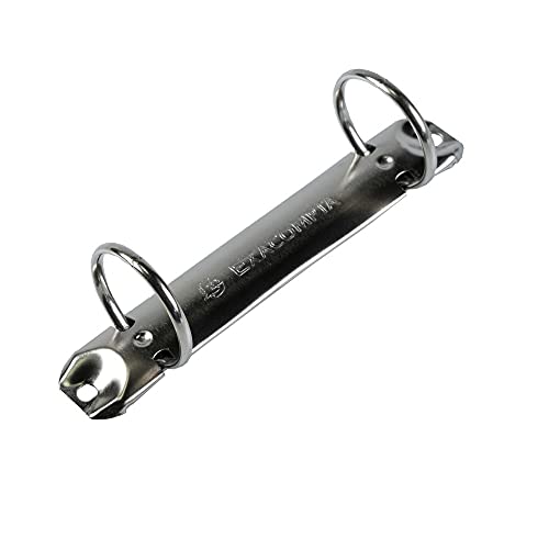 Exacompta 54869E Präsentationshefter KreaCover aus transluzentem Kunststoff. 2 Ring-Mechanik DIN A4 Rücken 40mm ideal für Angebots- und Unternehmenspräsentationen 1 Stück Zufallsfarbe