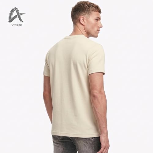 Image of Men's 100% Cotton Crew Neck T-Shirt | Regular Fit | Soft & Breathable | Casual Everyday Wear