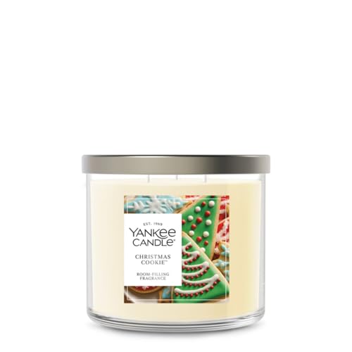 Yankee Candle Christmas Cookie Scented Candle 14.5oz 3-Wick Candle Jar with up to 40 Hours Burn Time