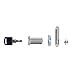 Cerradura Buzon 16mm FOGAWA Cerradura Taquilla con 2 Llaves Cerrojo Seguridad Negra...