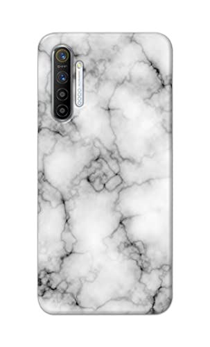 Image of Light White Marble Texture Natural Pattern Hard Back Case Cover for Realme XT /Realme X2 Back Cover -(J5) VNS2230