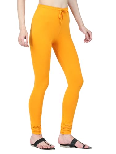 Image of Robinbosky Cotton Churidhar Leggings for Women - Stylish, Stretchable & Flattering Fit for All-Day Comfort