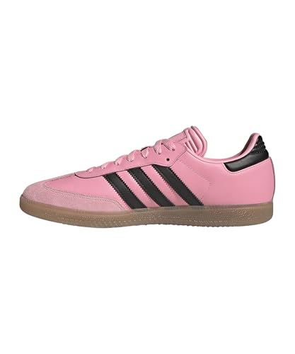 Image of adidas Originals Lionel Messi x Samba Mens Sneakers, Light Pink /Core Black /Gum, Size 9