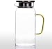 Czajnik z pokrywką Szklany dzbanek Lód i uchwyt Borokrzemianowy dzbanek Pyrex Herbata/gorąca woda Zimna woda/mrożone wino Kawa Mleko (1200ml)