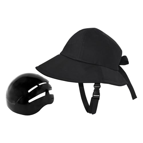 B Baosity Women's Cycling Helmet - Shaped Sun Hat Cap for Everyday Wear, Black