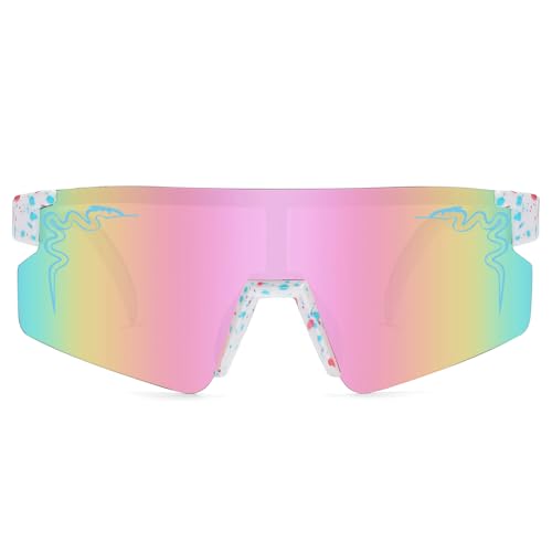 Image of Cycling Sunglasses UV400 Outdoor Men Women Adults Youth Boys Girls Kids Baseball Sport Softball Goggles