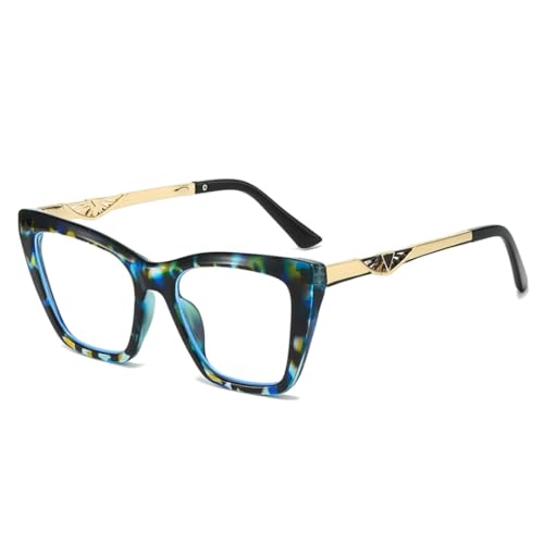 Monture lunettes œil de chat femmes anti-lumière bleue
