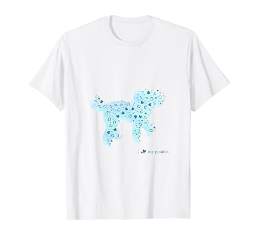 Photo de Silhouette de chien (bleu clair) T-Shirt