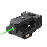 mira laser para pistola crosman c11 Vistas verdes ultra compactas, las vistas tácticas se pueden instalar en armas con picatinny o rieles de fijación de tejedores.