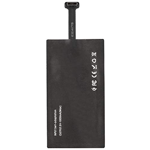 Wireless Charging Adapter, Wireless Charging Receiver Wireless Charging Adapter Type C 1000mA Wireless Charger Receiver Module Chip Receiver Widely Suitable for Type C Mobile Phone