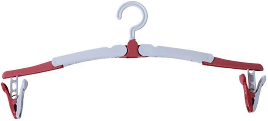 5-Pack Portable Folding Hanger Multifunctional Stretch Drying Home Wardrobe Storage Travel(White-Dinosaur Doodle4)