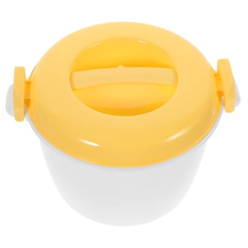 BEBEMOKO Microwave Rice Cooker Convenient Multifunctional Rice Steamer for All Types Lightweight Food-grade Portable Design for Meal Preparation