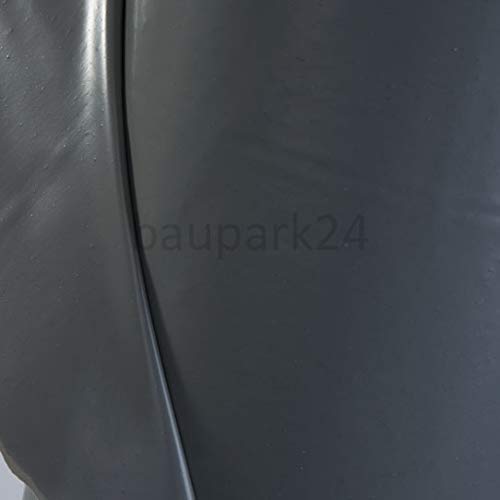 Baufolie 2x Typ 200 4m x 25m (2x100m²) transluzent - Extra starke Bauplane - wasserdichte Abdeckfolien Rolle - reißfeste Estrichfolie - Plastikfolie für Innen- und Außenbereich