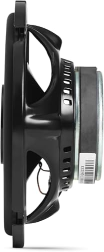 Image of JBL STAGE3627-135W 6 inch(16Cm), 2 Way Coaxial Speakers Plus One Woofer Cone, Edge Driven Dome Tweeters, Vented Basket Frame Design, Delivers High Output and Deep Bass Peformance., Black