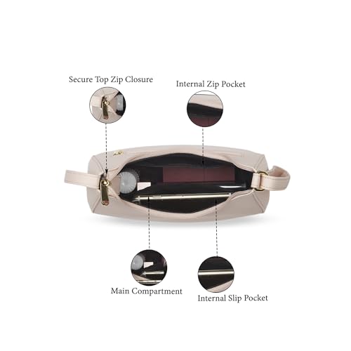 Image of Caprese Omni Small Sling Bag for Women with Adjustable Strap & Zipper Closure for Comfortable Wear | Versatile Handbag for Everyday Use, Travel, and Special Occasions