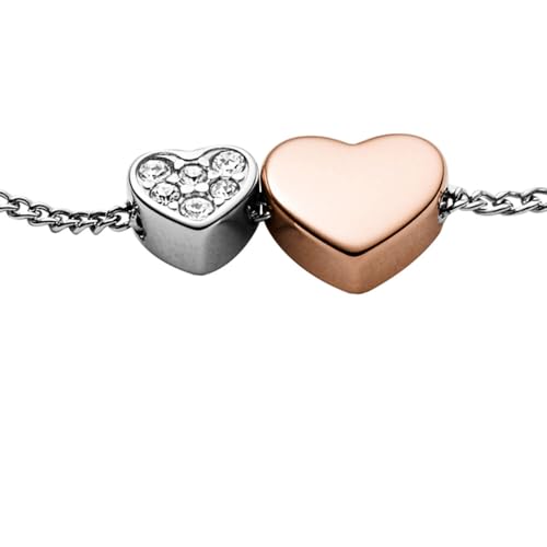 Fossil Fossil Damen Edelstahl mit Karabinerverschluss schmales Kettenarmband - Produktansicht 3 | Schmuck