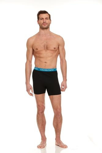 Mens Cotton Stretch Boxer Briefs, Fly or No Fly - Breathable Anti Chafing Tagless, Underwear for Men Multipack2
