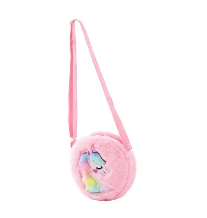 Sanjis Enterprise fur Canvas Multicolor Baby kids Girls Cartoon sling bag side bag shoulder bag (Multicolor) (Blue) (B0C8HW7MBQ) Amazon Price History, Amazon Price Tracker