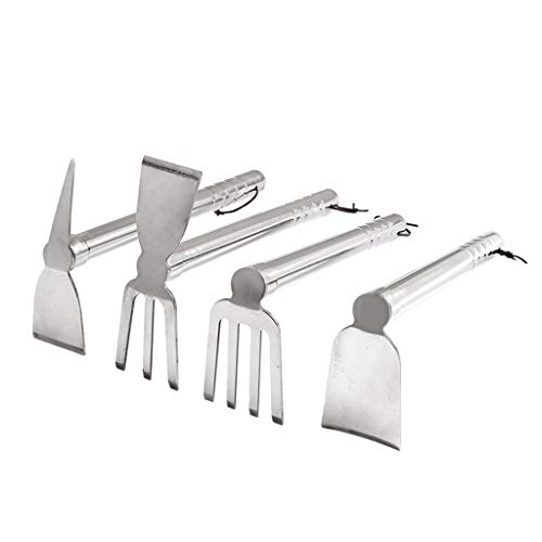 Herramienta de jardinería, espátula, Juego de jardín, espátula de Acero Inoxidable, Pala, azada, Pala para cavar y Plantar, Plantar y Cultivar Vegetales