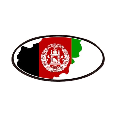 CafePress Afghanistan Flag And Map Patches 4