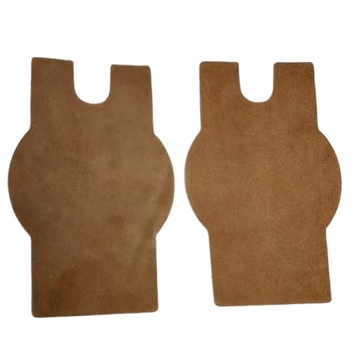 2 pcs cowhide Erhu non-slip pad suitable for standard Erhu base non-slip tape Instrument non-slip gasket comes with double-sided tape