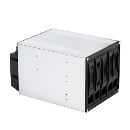 Cage Hot Swap para 5 HDD SATA y SAS 3.5" y 2.5" miniatura 6