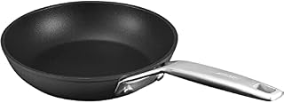 MSMK Titanium Non Stick Frying pan 22cm, Induction Cooking Pans with Cool Stainless Steel HandleSmall Frying Pan for All StovesOmelette PanEgg Pan, Oven Proof Frying Pans10 Year Guarantee