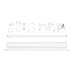 Victoria M. Duo Klemmfix - Estor Doble (fijación sin perforar), Color Blanco,...