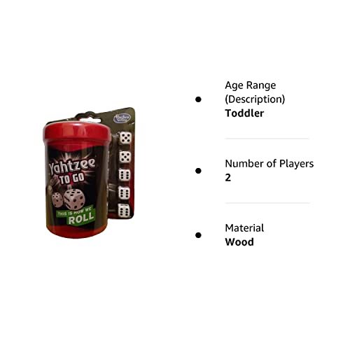 Yahtzee to Go Travel Game 2014 by Hasbro