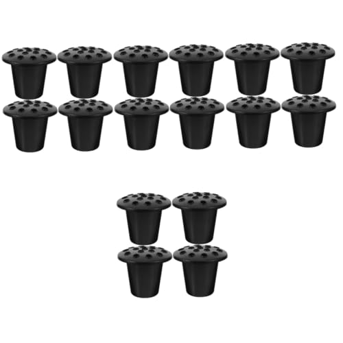 Sosoport 16pièces Vase Funéraire Plastique De Commémoratifs pour De Cimetière Support Élégant pour Décorations De Et
