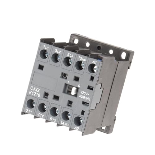 Contactor de CA mini CJX2-K con contacto auxiliar NO NC modular 6