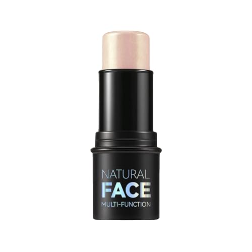 Barra iluminadora, barra de contorno en crema, una barra de maquillaje profesional para contornear y perfilar, con cobertura, larga duración y resistente al agua (#1, mediano)