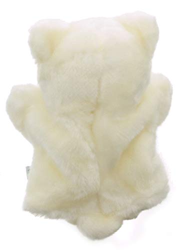 アイルランド製　ハンドメイド　HUGGABY PUPPET シロクマ　パペット ハンドパペット シロクマ | ぬいぐるみのzooプランニング