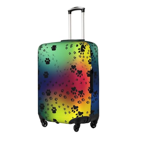 Paw Prints Pattern Printed luggage cover, luggage protection cover, wear-resistant luggage cover2