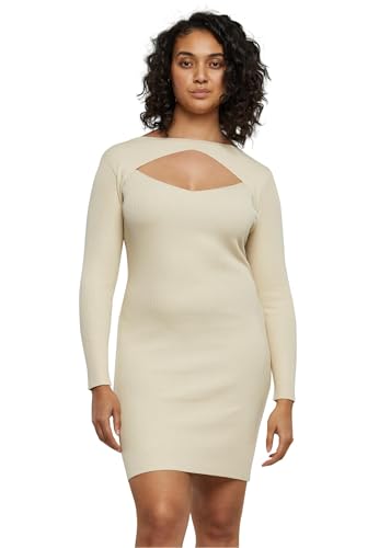 Robe décontractée femme Urban Classics en coton léger noir