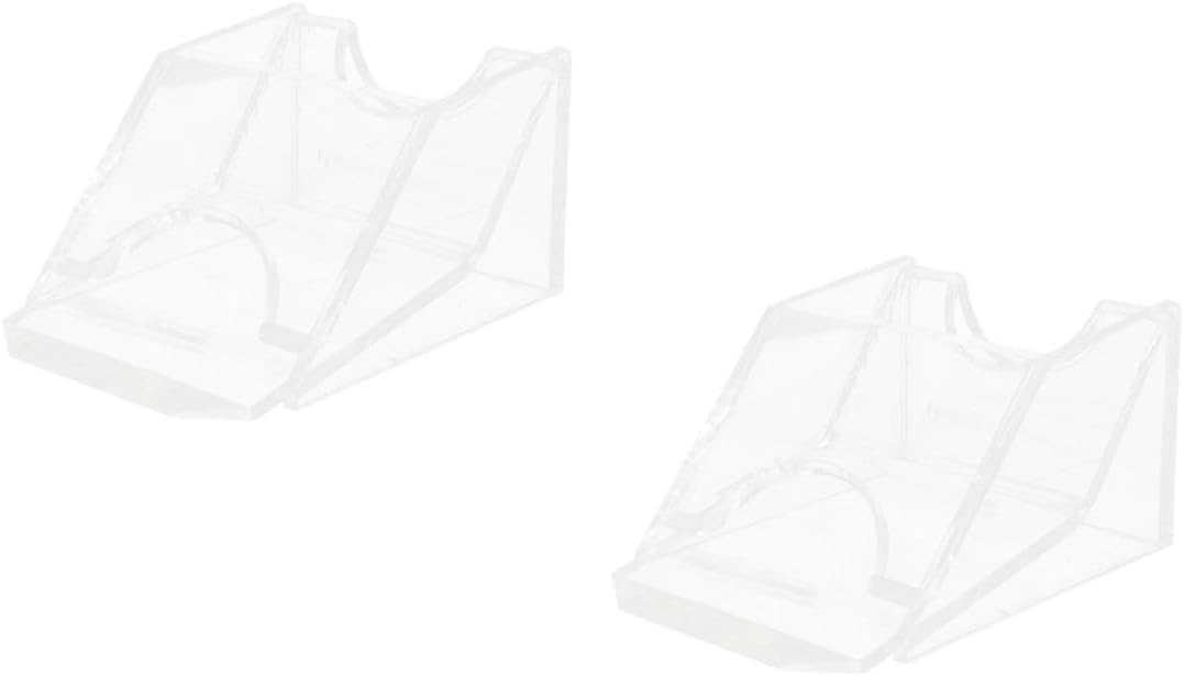 TOVINANNA 2pcs Poker Dealing Tool Manual Transparent Card Dispenser for Deck Portable Poker Shuffler for Card Games Easy to Clean and Maintain Durable Practical Design