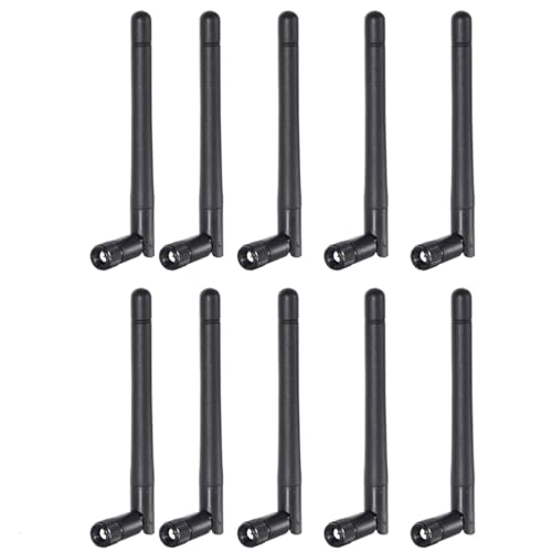 Image of Bingfu Dual Band WiFi 2.4GHz 5GHz 5.8GHz 3dBi MIMO RP-SMA Male Antenna (10-Pack) for WiFi Router Wireless Network Card USB Adapter Security IP Camera Video Surveillance