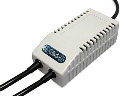 C64 FDD Dual PSU Modern Gray US - Replacement Commodore 64 + FDD 1541-II Power Supply, US Plug