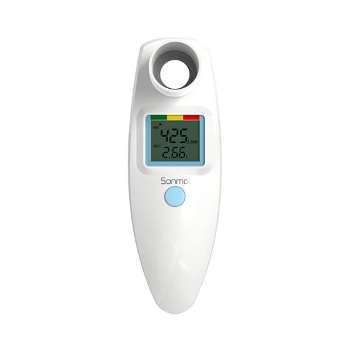 Sonmol SMPF-2S Peak Flow Meter Portable Spirometer Measure Pef & Fev1 Lung Tester cover
