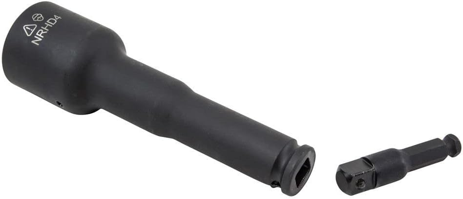 Klein Tools NRHDA4 Adapter for NRHD4, 12-Inch Male Square with Black Phosphate Finish for Corrosion Resistance