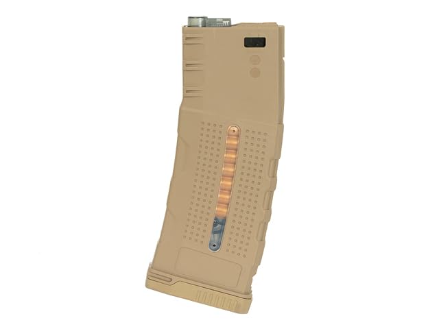 Battle Axe Pack 2 cargadores Mid-Cap Airsoft Tipo M4 M16 HK416 AR15 130 BBS Tan
