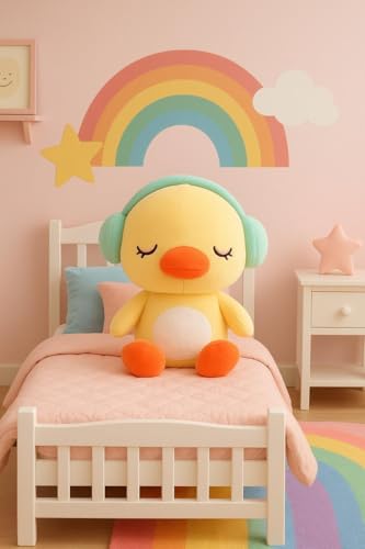 Image of SCOOBA Cute Headphone Duck Soft Toy 20cm (Headphone Duck)