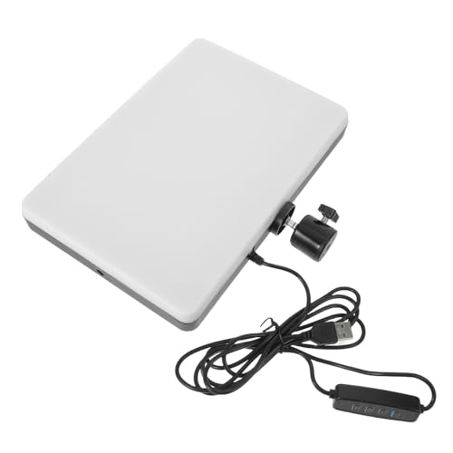 iplusmile Panneau Lumineux LED 11 Pouces Réglable 5v2a pour Streaming et Photographie, Éclairage Vidéo de Studio Portable, Lampe de Remplissage Tactile pour Contenu et Diffusion en Direct
