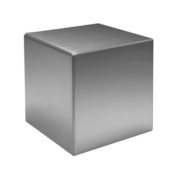 Cubo de tungsteno puro bloque de metal de alta densidad muestra de colección científica 5mm