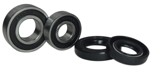 SpinCo (Pack of 2 Kits) KYMCO Mongoose 300 Front Wheel Bearing Kit 2005-2008; 1 kit Includes All The Bearings (2) and Seals (2) Needed to Replace one Wheel